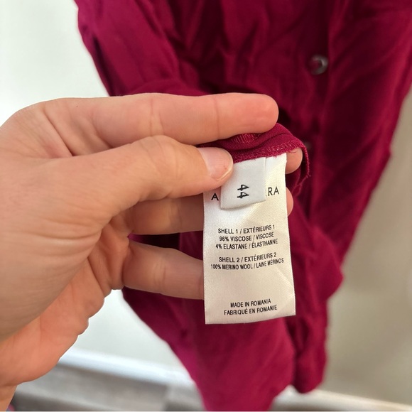 Altuzarra Raspberry Button-Front knee length Dress - Picture 6 of 7